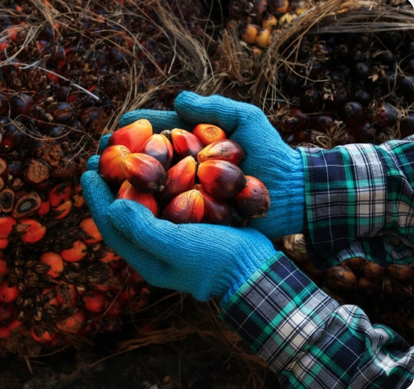 Harvesting Palm Fruit